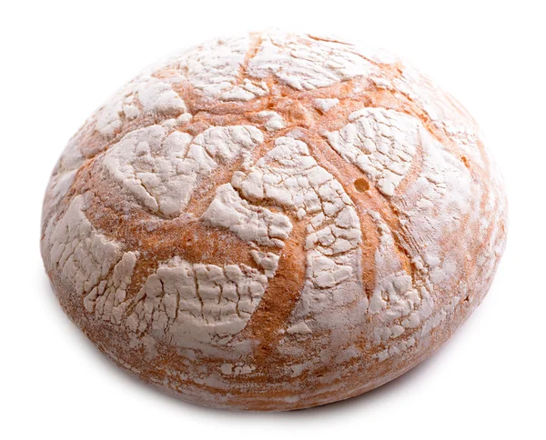 식 빵 흰색 절연 — 스톡 사진