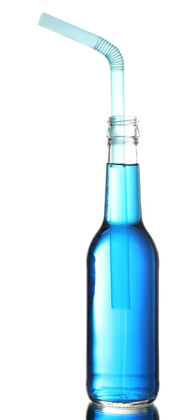 Alkoholisches Getränk in Glasflasche — Stockfoto
