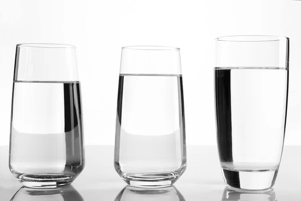 Bicchieri d'acqua — Foto Stock