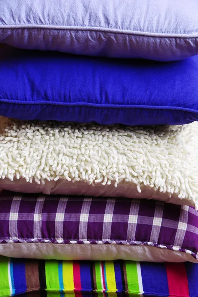 Colina de almohadas de colores, vista macro —  Fotos de Stock