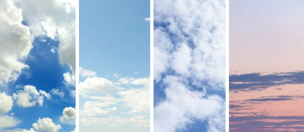 Hermoso collage cielo — Foto de Stock