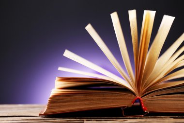 Açık kitap arka plan