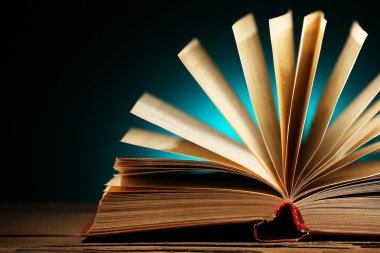 Açık kitap arka plan