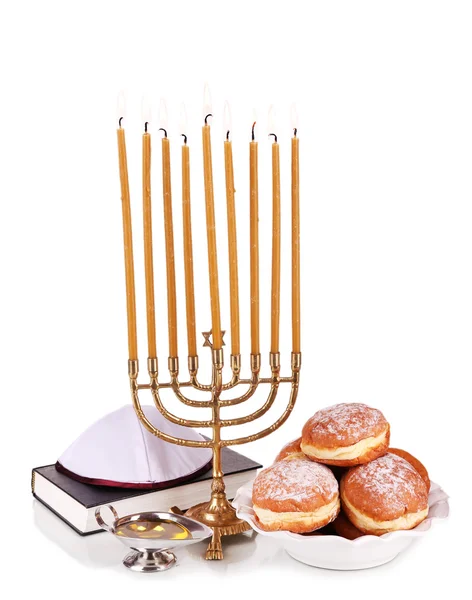 Festive composition for Hanukkah — Stock Photo, Image