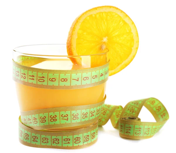 Апельсиновый коктейль с сантиметром — стоковое фото