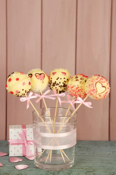 Tasty cake pops — Stock Photo, Image