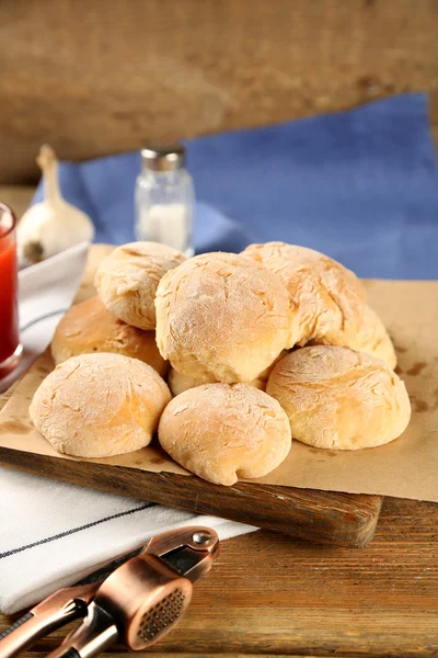 Domowy chleb bułki — Zdjęcie stockowe