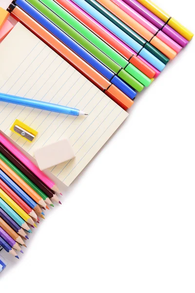 Colorful school stationer — Stock Photo, Image