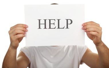 Kağıt yardım işareti ile