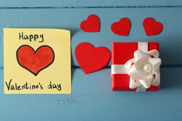 Valentines day note — Stock Photo, Image