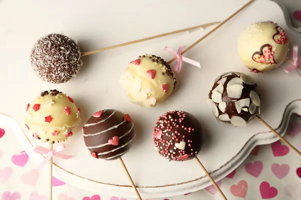 Välsmakande cake pops — Stockfoto