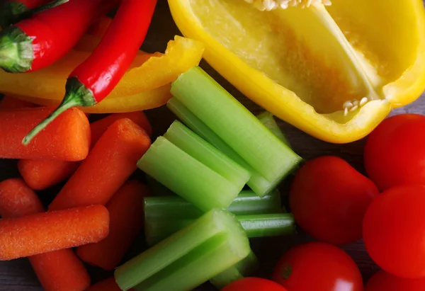 Légumes frais, vue macro — Photo