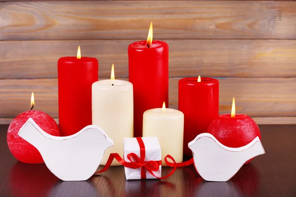 Candles for Valentine Day — Stock Photo, Image