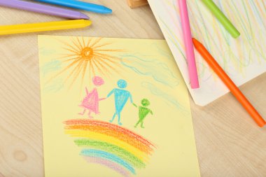 Çocuk tarafından yapılan çizim