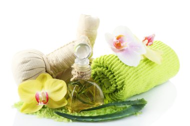 Spa uygulamaları ile orkide çiçek
