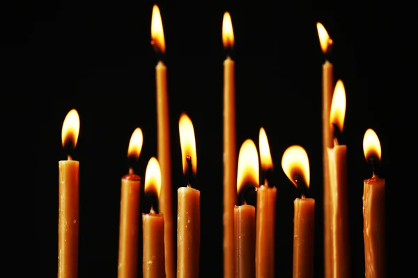 Candele in chiesa — Foto Stock