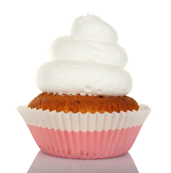 Delicioso cupcake con crema — Foto de Stock