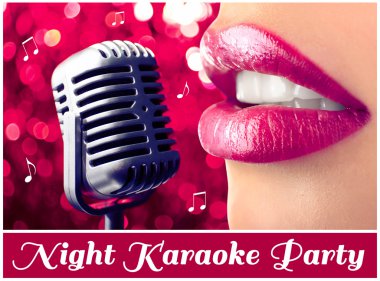 Karaoke partisi konsepti