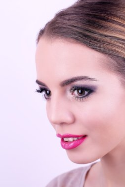 Beyaz izole mükemmel makyaj