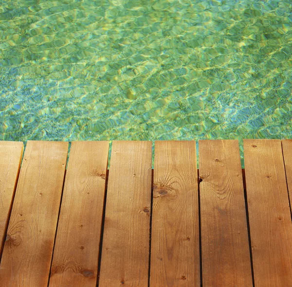 Hintergrund am Pool — Stockfoto