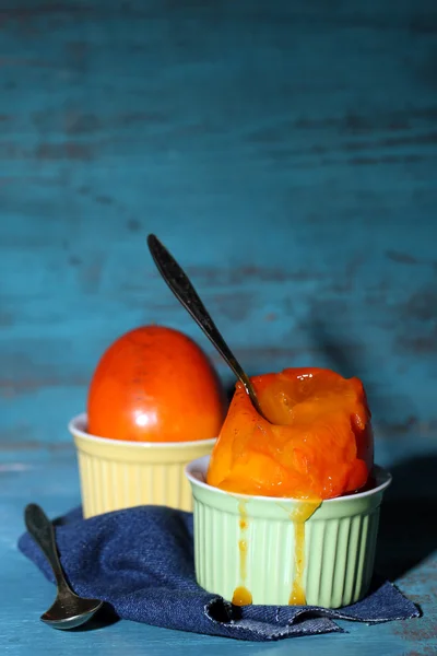 Mogen söt sharonfrukt — Stockfoto