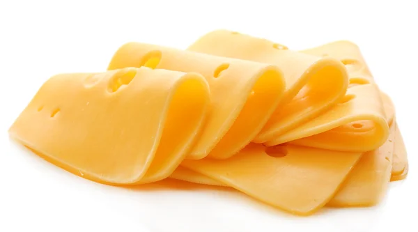 Sliced tasty cheese — Stock Photo, Image