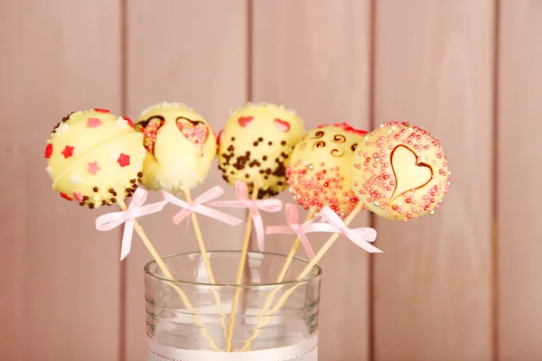 Välsmakande cake pops — Stockfoto