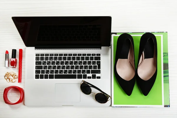 Modeblogger-Konzept. — Stockfoto