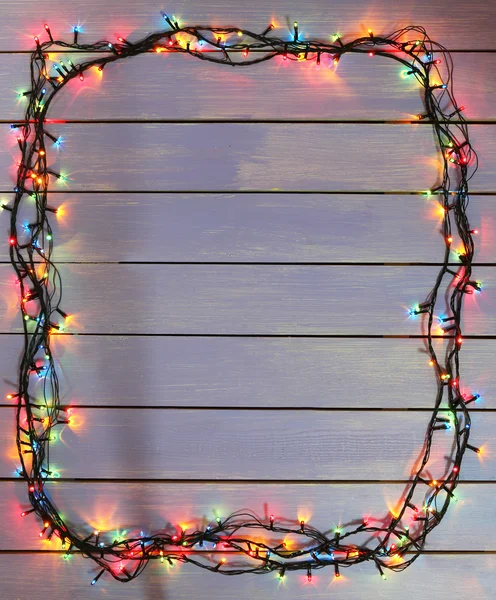 Colorful Christmas lights — Stock Photo, Image