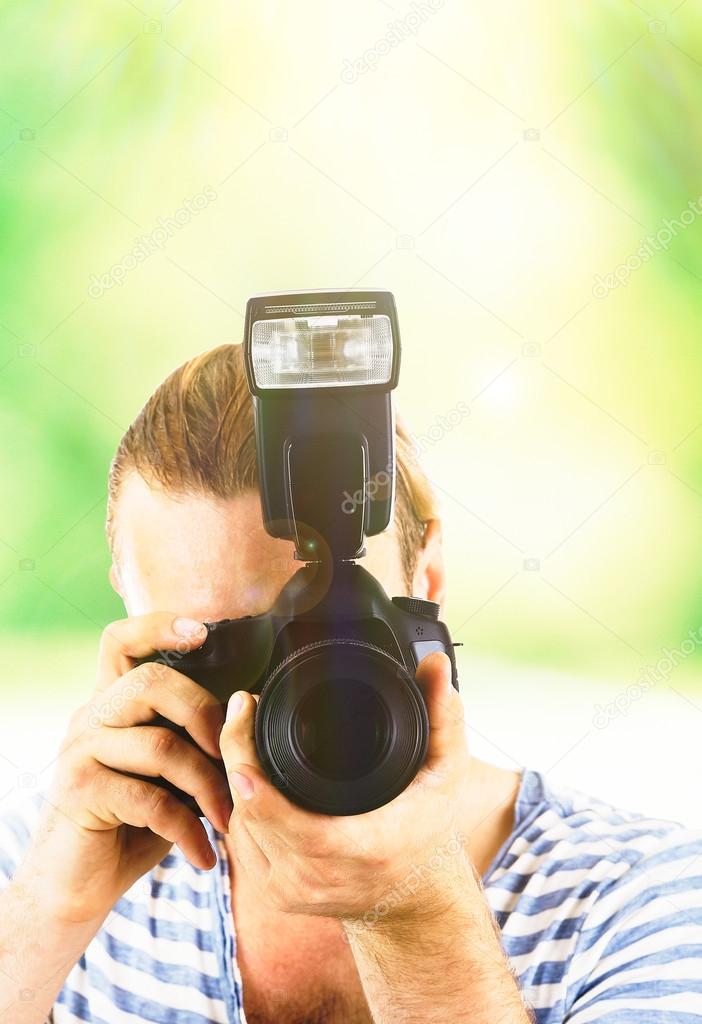 photographer taking photos