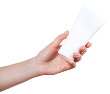 El ile kozmetik şişe