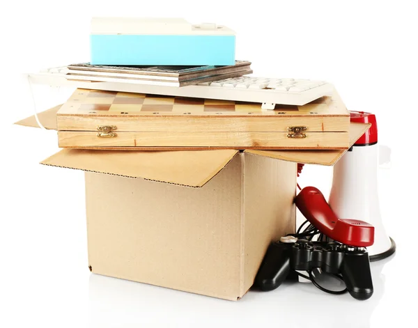 Box of unwanted stuff — Stock Photo, Image