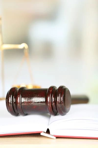 Wooden judges gavel — Stock Photo, Image