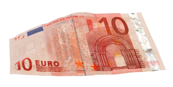 Billete de diez euros — Foto de Stock