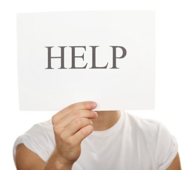 Kağıt yardım işareti ile