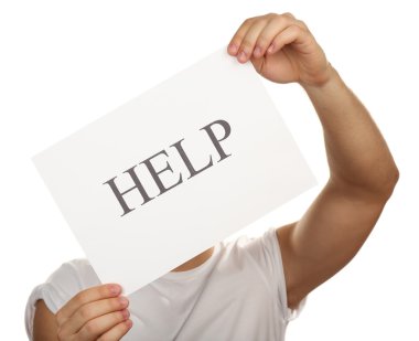 Kağıt yardım işareti ile