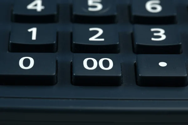 Makro zobrazení kalkulačka vývěsky — Stock fotografie
