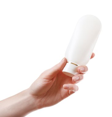 El ile kozmetik şişe