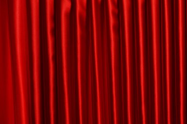 Kırmızı perde yakın çekim