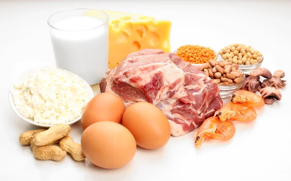 Alimentos ricos en proteínas —  Fotos de Stock
