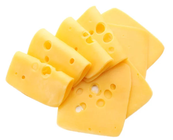 Tasty Sliced cheese — Stock Photo, Image