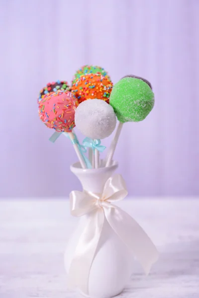 Söta cake pops — Stockfoto