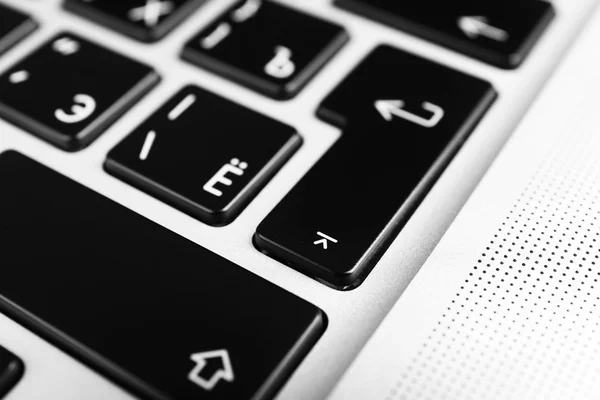 Keyboard of modern laptop — Stock Photo, Image