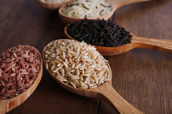 Different kinds of rice