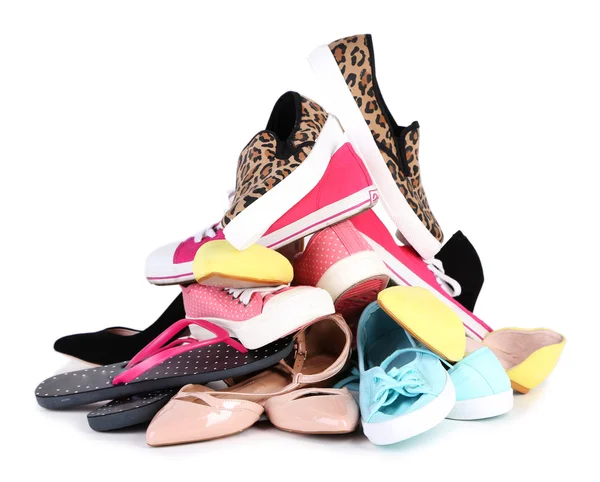 Různé ženské boty — ストック写真