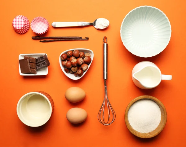 Bahan makanan dan peralatan dapur — Stok Foto