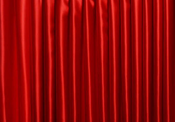 Red Curtain close-up — Stock Photo, Image