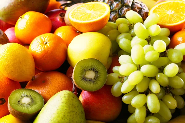 Assortment of exotic fruits close-up — Stock Photo, Image