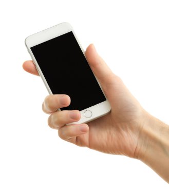 el mobil akıllı telefon tutarak