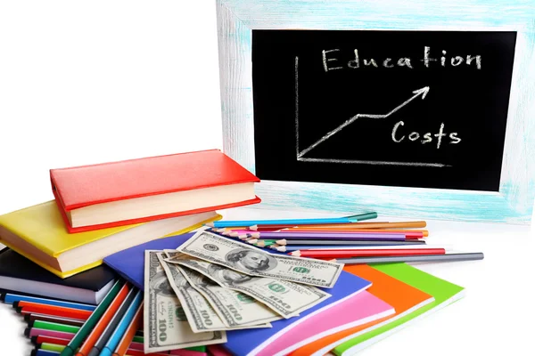 Concepto de costes educativos — Foto de Stock